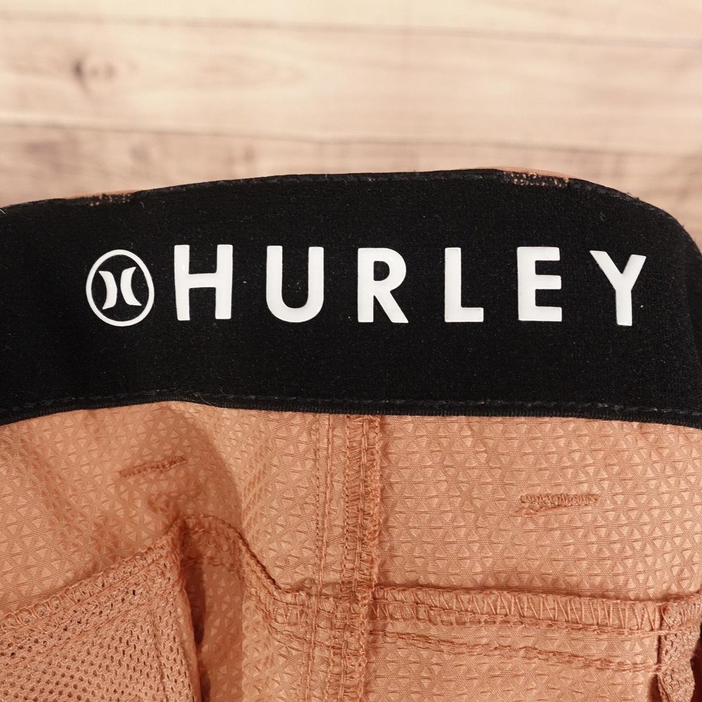 Hurley Shorts Mens 40 Chino Microfiber Stretch 10 Inseam Casual Summer - Picture 7 of 10